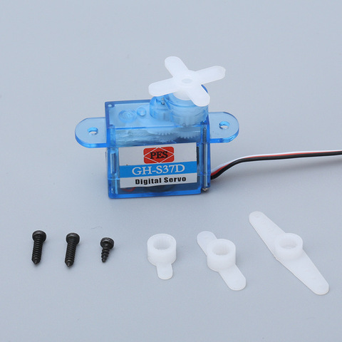 Micro Servo numérique RC 3.7g, pour modèle RC, camion, bateau, voiture de course, hélicoptère, avion et Robot ► Photo 1/3