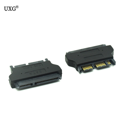 Disque dur SSD, 1.8 pouces, mSATA 7 + 9 à 16 broches, mâle, avec adaptateur pour ordinateur portable, 15 broches, 2.5 pouces ► Photo 1/4