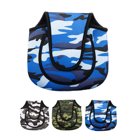 Moulinet de pêche imperméable, sac pour matériel de pêche en mer, sac pour moulinet camouflage, étui de protection 1000 3000 8000 ► Photo 1/6