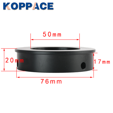 KOPPACE – support de mise au point pour Microscope stéréo, Interface d'objectif 76mm à 50mm, anneau adaptateur de Microscope ► Photo 1/5