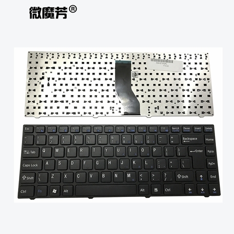 Clavier américain d'ordinateur portable de remplacement, pour Hasee K550D I3 I5 I7 D1 D2 JW5 JW2 QJW401 I5 1005 T6-3 M411 ► Photo 1/3