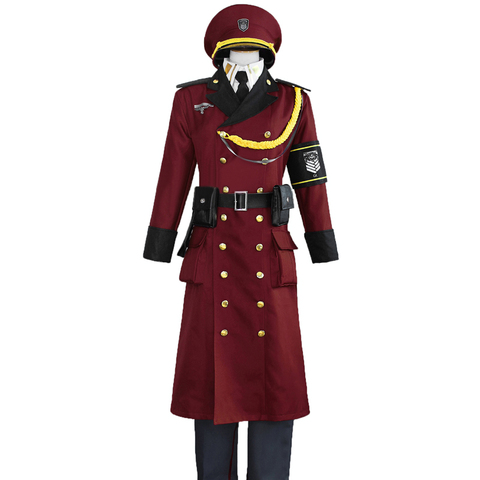 Uniforme militaire de jeu, Costume de Cosplay unisexe avec chapeau, Costumes d'halloween pour filles ► Photo 1/4