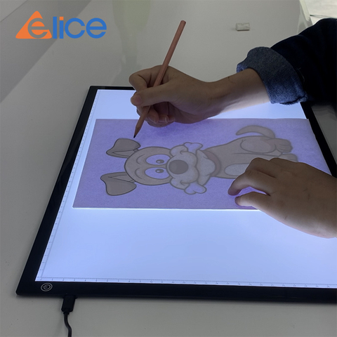 Elice LED tablette de dessin pavé graphique numérique A3 A4 A5 USB boîte à lumière LED carte de copie Art électronique graphique peinture écriture Tabl ► Photo 1/6