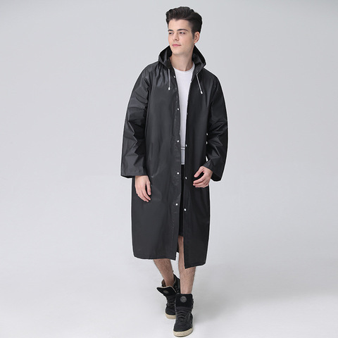 Veste de pluie EVA imperméable à capuche pour femmes, Poncho de randonnée d'extérieur, vêtement de protection contre les Virus ► Photo 1/6
