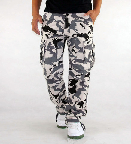 Pantalon Cargo militaire pour homme, vêtement tactique, Camouflage de Combat, Style militaire, vêtement de travail, grande taille, S-XXXL ► Photo 1/4