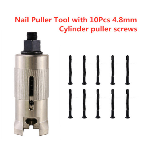 Outil de réparation d'extracteur de clou d'acier inoxydable d'outils de serrurier d'outil d'extracteur de clou avec des vis d'extracteur de cylindre de serrure de 4.2mm 4.8mm et de 5.5mm ► Photo 1/1
