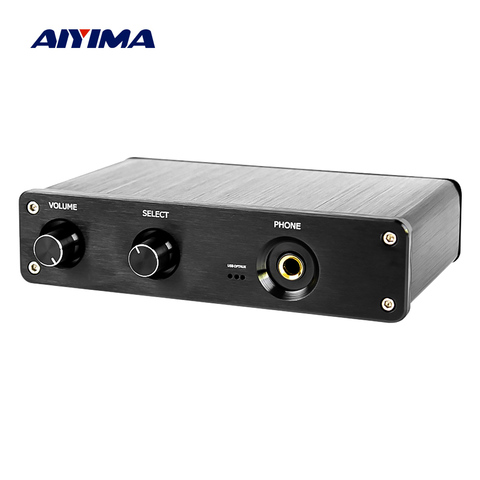 AIYIMA USB carte décodeur 96KHZ PCM5100 DAC fibre optique numérique à analogique RCA L/R convertisseur stéréo amplificateur casque ► Photo 1/1