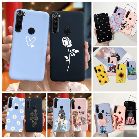 Jolie coque souple en Silicone pour Xiaomi, compatible modèles Redmi Note 8 T, 8 T, 8 T ► Photo 1/6