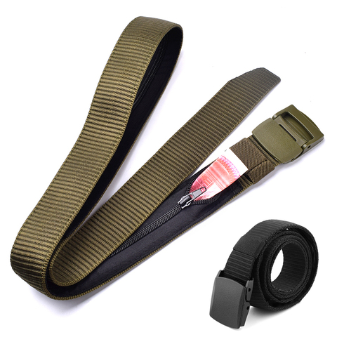 Ceinture de sécurité de voyage, pochette d'argent cachée, grande capacité, stockage antivol, billet de taille, protection, sac banane ► Photo 1/6