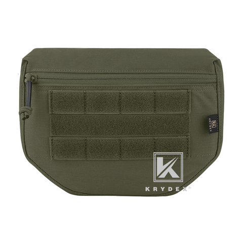 KRYDEX sac à benne basculante Fanny Pack RANGER vert tactique outil trousse de rangement sac pour porte-plaque JPC AVS CPC APC RRV gilet tactique ► Photo 1/6