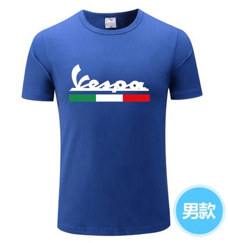 T-Shirt pour hommes et femmes, décontracté, de marque, avec Vespa imprimé, pour moto, XXXL, 2022 ► Photo 1/6