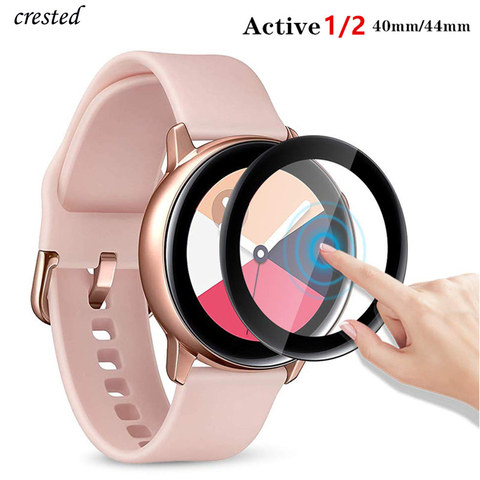 Verre pour Samsung Galaxy montre Active 2 44mm 40mm/46mm/42mm/3 45mm-41mm engrenage S3 Frontier/S2/Sport 3D HD Film protecteur d'écran ► Photo 1/6