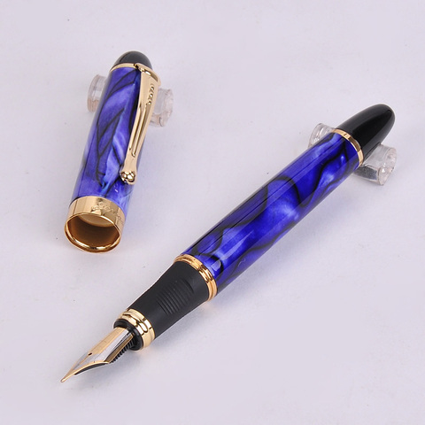 2022 nouveau Arrivel Jinhao X450 stylo plume bleu éblouissant de luxe stylos encreurs en métal de haute qualité pour fournitures de bureau fournitures scolaires ► Photo 1/6