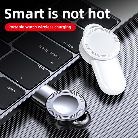 Chargeur sans fil Portable pour IWatch 6 SE 5 4 Station de chargement câble de chargeur USB pour Apple Watch Series 6 SE 5 4 3 2 1 ► Photo 1/5