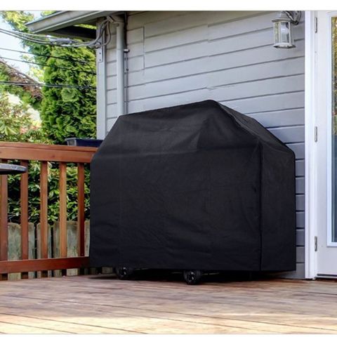 Housse de protection imperméable pour BBQ, pour Bbq rond d'extérieur, résistant à l'eau et à l'eau de pluie ► Photo 1/6