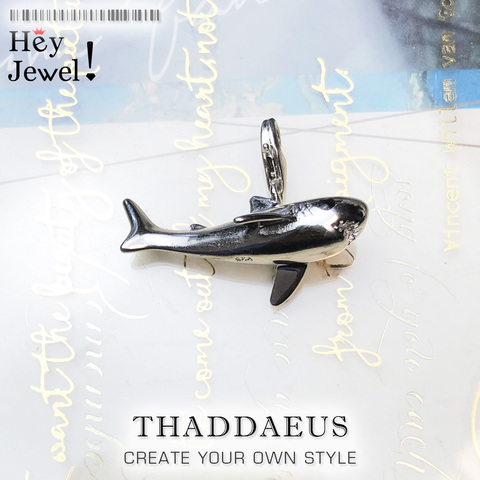 Pendentif requin, 2017 tout nouveau Bijoux de mode Europe Bijoux collier accessoires 925 en argent Sterling cadeau à la mode pour femme hommes ► Photo 1/6