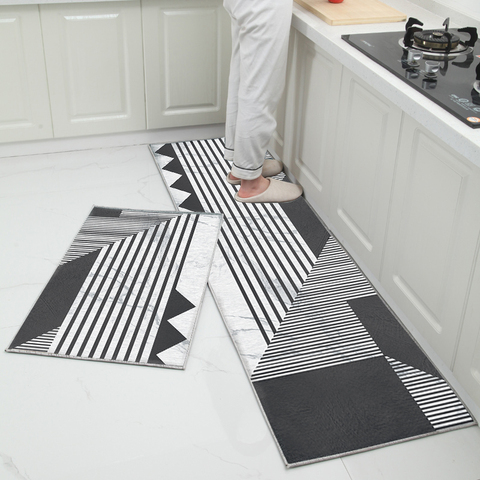 Tapis de porte d'entrée Durable lavable en Machine populaire antidérapant, tapis de salle de bains, de cuisine, de styliste, décoratif, pour chambre à coucher ► Photo 1/6