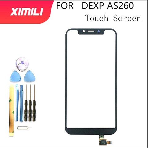 5.8 ''pour DEXP AS260 écran tactile numériseur capteur écran tactile assemblage remplacement pour DEXP AS260 téléphone avec outils ► Photo 1/6