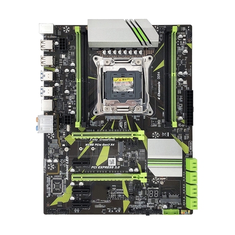 Carte mère REG ECC X99 LGA 2011-V3 SATA 3.0 avec mémoire DDR4 64 go 2011 3 canaux, carte mère LGA2011-3 pour I7, Xeon E5 ► Photo 1/6