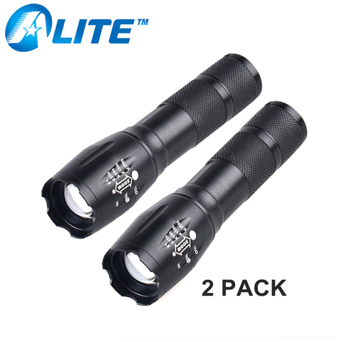 TMWT China XM-L T6 LED G700 zoom lampe torche black mini powerful tactical flashlight ► Photo 1/6