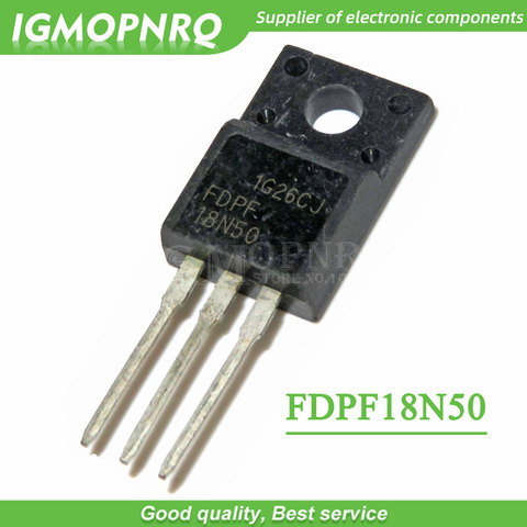 10 pièces FDPF18N50 18N50 500V 18A MOSFET à Canal N TO-220F nouveau original ► Photo 1/1