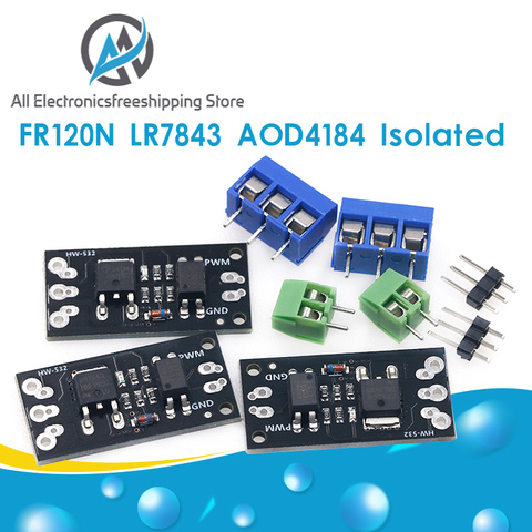 FR120N LR7843 AOD4184 D4184 isolé MOSFET MOS Tube FET Module relais de remplacement 100V 9.4A 30V 161A 40V 50A carte ► Photo 1/6