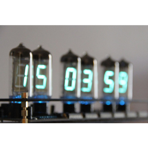 Horloge Tube Fluorescent en verre créatif IV11, cadeau pour petit ami, tube lumineux analogique VFD ► Photo 1/5