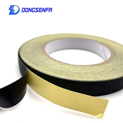 DONGSENFA – ruban adhésif simple en tissu acétate noir, 30 m/rouleau, pour réparation de téléphones électriques et LCD ► Photo 1/6
