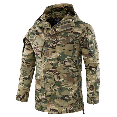 Veste de pilote de vol imperméable M65, coupe-vent, pour entraînement de l'armée en plein air, Camping, randonnée, escalade, tactique militaire ► Photo 1/6