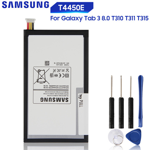 Batterie de remplacement Samsung pour Galaxy Tab 3 8.0 T315 T311 T310 T4450C, 4450mAh, authentique, pour tablette ► Photo 1/6