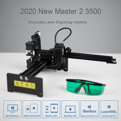 NEJE Master 3500mw haute vitesse mini CNC Laser graveur Machine de gravure pour métal/bois routeur/coupe-papier/coupeur de bureau ► Photo 1/6