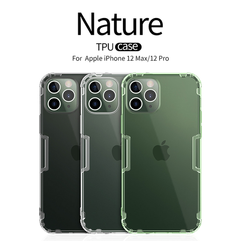 Coque pour iphone 12 Pro Max Mini NILLKIN Nature TPU Transparent souple couverture arrière antichoc étui pour iphone 11 /iphone 12 ► Photo 1/6