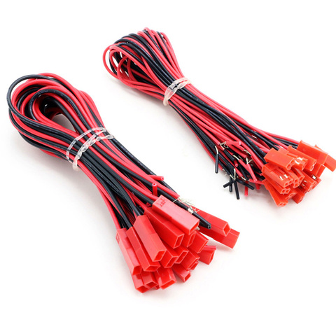 Connecteur JST mâle femelle pour batterie RC Lipo, 400 pièces, 100mm 150mm 200mm, 200 paires ► Photo 1/6