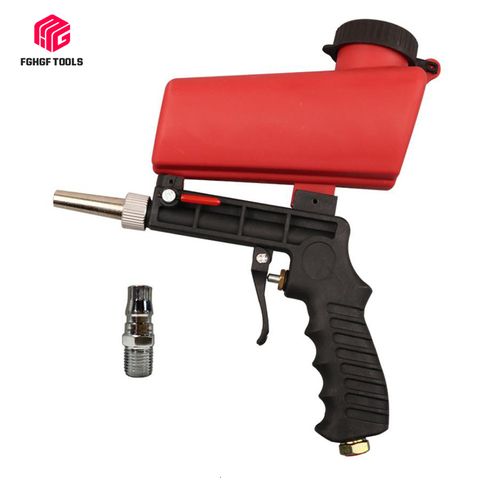 FGHGF Portable 90psi gravité pistolet de sablage pneumatique petite Machine de sablage réglable pneumatique ensemble de sablage ► Photo 1/6