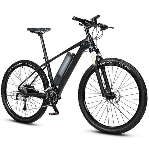 Vtt électrique tout-terrain léger de 27.5 pouces, 36V, 240W, en Fiber de carbone, avec assistance hybride, pour adultes ► Photo 1/4