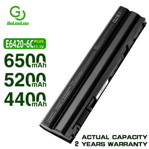 Golooloo 6 cellules Batterie D'ordinateur Portable pour Dell Latitude E5430 E6430 E5520m e5420 E6120 E6520 E6420 E6530 pour Vostro 3560 8858x T54FJ ► Photo 1/6