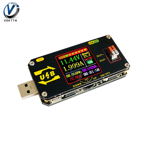 XY-UMPD USB couleur écran testeur de charge numérique USB Buck Boost convertisseur Module d'alimentation tension courant mètre testeur ► Photo 1/6