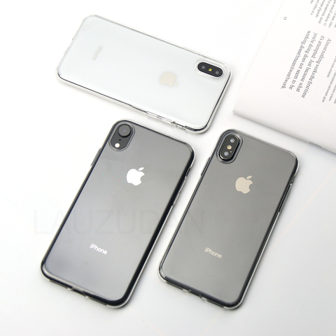 Coque de téléphone transparente pour iPhone 11 coque iPhone 7 8 coque souple en silicone pour iPhone 11 12 Pro XS Max X XR 6S Plus 5s SE 2022 étuis ► Photo 1/6