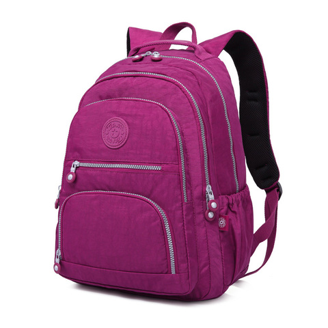 2022 sacs d'école pour adolescentes grande capacité école Sac à Dos fille mode violet rose cartable Sac de voyage en plein air Sac A Dos ► Photo 1/6