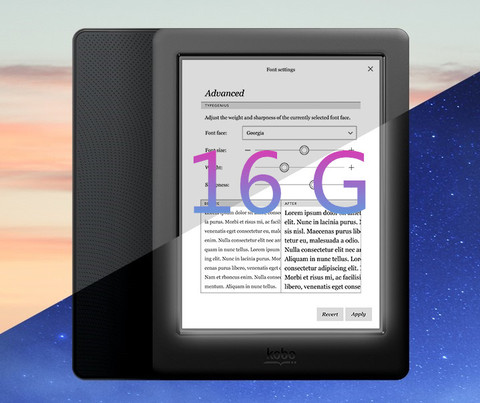 Nouveau Kobo glo HD 300PPI Rreader livre e-ink Ebook 16G WIFI lecteur HD 1448x1072 écran tactile ► Photo 1/6