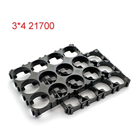 3*4 21700 support de batterie support cellule sécurité Anti Vibration supports en plastique pour 21700 Batteries ► Photo 1/5