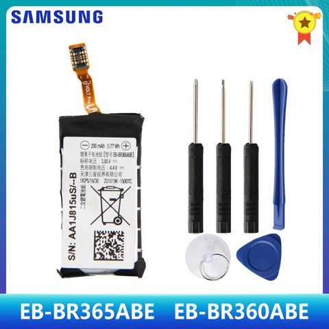 Batterie D'origine SAMSUNG EB-BR365ABE Pour Samsung Gear Fit 2 Pro SM-R365 EB-BR360ABE Gear Fit 2 SM-R360 SCH-R360 Gear Fit SM-R350 ► Photo 1/6