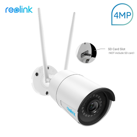 Reolink RLC-410W-4MP double WiFi 2.4G/5G Surveillance caméra extérieure 2560x1440 HD IP caméra de sécurité sans fil étanche aux intempéries ► Photo 1/6