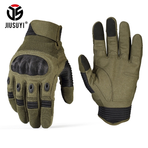 Écran tactile Armée Militaire Tactique Gants Paintball Airsoft Tournage Combat Anti-Dérapage Vélo Dur Knuckle Complet Doigt Gants ► Photo 1/6