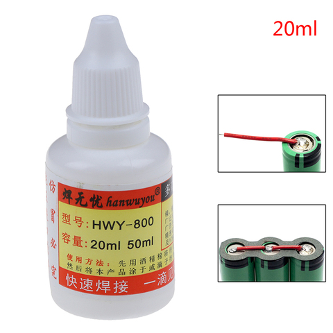 1PC portable 20ml en acier inoxydable Flux soudure en acier inoxydable soudures liquides eau Durable lieuses liquides ► Photo 1/6