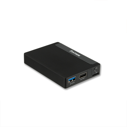 Station M1 Station Mi Geek PC Mini Geek puissance processeur quad-core 4K Ultra HD décodage bonne dissipation thermique ► Photo 1/5