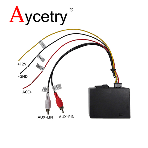 Aycetry! en gros! pour Porsche Cayenne Pour Mercedes Benz/ML/GLR/W164/W251 AUX Voiture De Fiber Optique Décodeur Boîte amplificateur Adaptateur ► Photo 1/6