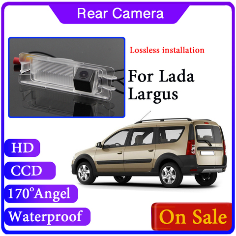 Caméra de recul pour voiture, pour Lada largos II 2 sedan 2012 ~ 2022, fonction étanche ► Photo 1/6