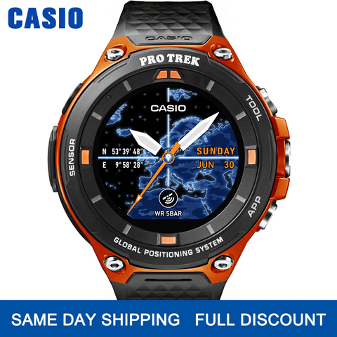 Casio montre hommes g shock marque de luxe étanche Sport montre-bracelet montre intelligente quartz montres hommes montresTracker de fitness Android compatible IOS compatible avec Bluetooth à écran tactile relogio WSDF ► Photo 1/6