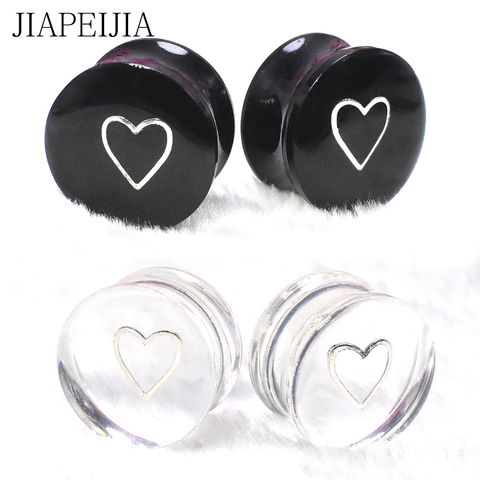Bouchons d'oreilles en acrylique Transparent, tunnel, extenseur, Piercing, bijoux, 8-25mm ► Photo 1/6